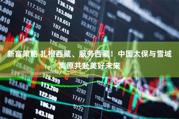 新富策略 扎根西藏、服务西藏！中国太保与雪域高原共赴美好未来
