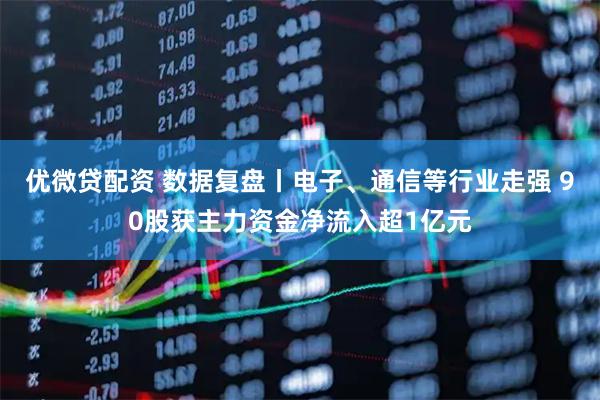优微贷配资 数据复盘丨电子、通信等行业走强 90股获主力资金净流入超1亿元